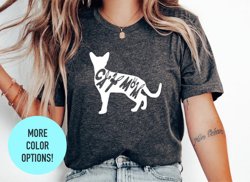 Cat Mom T-shirt, Funny Cat Shirt, Cat Mom Gift, Cute Shit Tee, Cat Mom Shirt, Cat Lover Tee, Kitty Walking T-shirt, Funny Kitty T-shirt