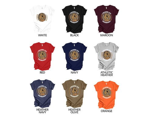 I Freaking Love Groundhog T-Shirt, Cute Groundhog T-Shirt, Animal Lovers Sweatshirt, Unisex Tee, Unique Gift for Groundhog, Groundhog Print