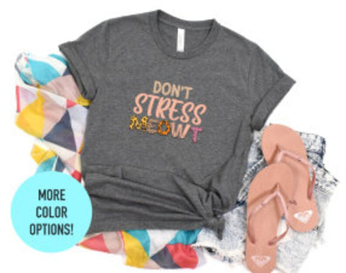 Don't Stress Meowt Shirt, Sarcastic Slogan Shirt, Funny Cat Shirt, Sarcastic Shirt, Don't Stress Meowt Shirt, Cat Lover Shirt, Funny Shirt