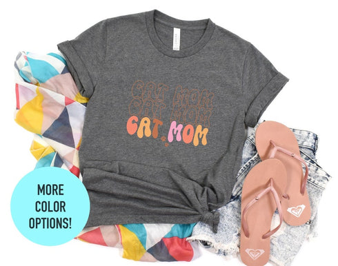 Cat Mama Shirt, Cat Mom Shirt, Cat Shirt, Cat Lover Tee, Mother's Day Gift For Mom, Cat Lover Gift, Cat Shirt, Cat Mama T-shirt, Mom Shirt