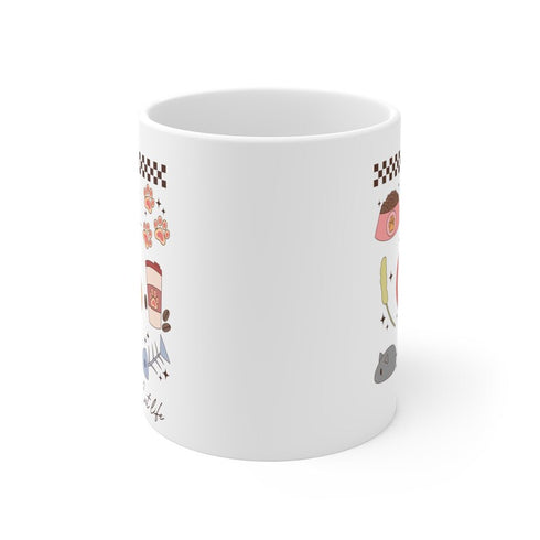Cat Life Mug, Cat Fishing Mug, Cat Food Mug, Funny Cat Mug, Cat Mug For Kids, Cat Mama Mug, Animal Lover Mug, Cat Lovers Mug, Cat Mom Mug