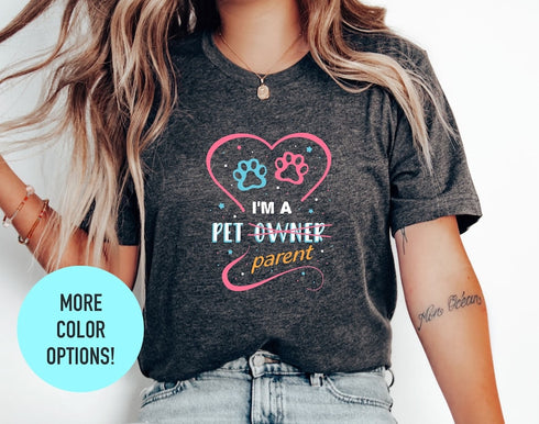 I'm a Pet Parent Cats Shirt, Personalized Cat Shirt, Gift for Cool Mom, Trendy Pet Lover Tee, Cat Mom Tee, Funny Cat Shirt, Cat Lover Gift