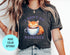 I Don't Do Mornings T-Shirt, Women's Cat Shirt, Kitten T-Shirt, Cute Cat Tee, Comfort T-Shirt, Personalized Cat Shirt, Gift for Cat Lovers