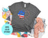 American Flag Accent Cat Paws Shirt , Funny Cat Shirt, Cat Lover Gift, Cat Mom Shirt, Cat Foot Prints For Her, Funny, American Flag Shirts