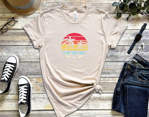 Funny Cat Shirt, Vintage Cat Shirt, Women's Cat Shirt, Birthday Gift Shirt, Cute Cats Shirt, Funny Kitten Shirt, Funny Shirts, PalmTreeShirt