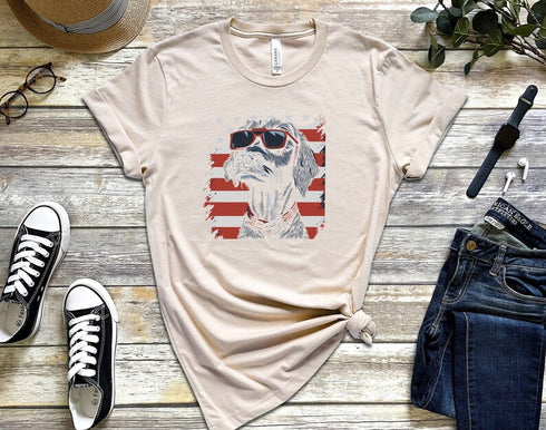 American Dog T-shirt, American Flag Shirt, Cool Dog Shirt, Mother's Day Shirt, Gifts For Moms, New Puppy Gift, Dog Lover Gift, Dog Mom Shirt