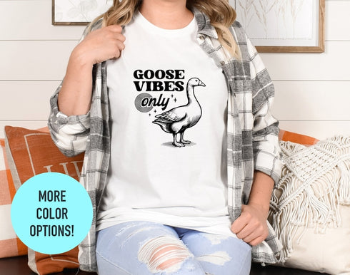 Good Vibes Only T-shirt, Duck Meme Shirt, Duck Lover Gift, Duck Mom Shirt, Cute Duck Shirts For Her, Funny Duck Shirt, Pet Lover Shirt