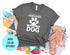 I Just Want to Hangout with My Dog T-Shirt, Cute Paw Shirt, Dog Lover Shirt, Animal Lover T-Shirt, Dog Paw T-shirt, Gift Tee Dog Owner