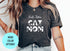Full Time Cat Mom T-shirt, Funny Cat Shirt, Cat Mom Gift, Cute Shit Tee, Cat Mom Shirt, Cat Lover Tee, Kitty Walking T-shirt, Kitty T-shirt