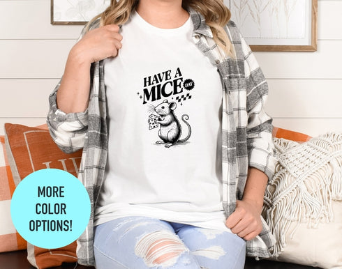 Have A Mice Day T-shirt, Funny Rat Shirt, Funny Mouse Rat Shirt, Rat Girl Summer Shirt, Rat Lover Gift Shirt, Animal Lover Tee