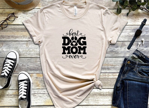 Best Dog Mom Ever T-shirt, Dog Mom Gifts, Mothers Day Shirt, Dog Paws Shirt, Funny Dog Mom, Dog Mom Vibes T-shirt, Dog Mom Shirt