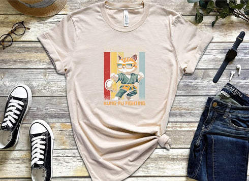 Every Kitty Was Kung Fu Fighter T-shirt, Funny Cat Shirt, Cat Mom Gift, Cute Shit Tee, Cat Mom Shirt, Cat Lover Tee, Cat Kitty T-shirt
