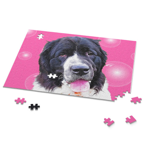 Custom Pet Puzzle. Personalized puzzle for pet lovers. Unique gift for dog and cat lovers. Pet portrait on a puzzle.