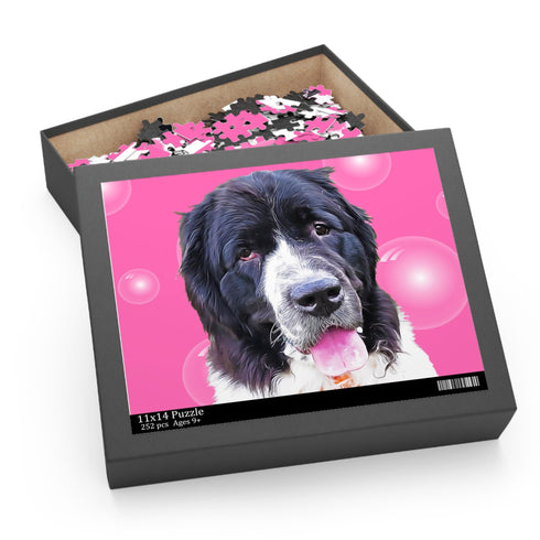 Custom Pet Puzzle. Personalized puzzle for pet lovers. Unique gift for dog and cat lovers. Pet portrait on a puzzle.