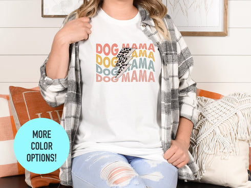 Dog Mama Lightning Bolt T-Shirt, Cute Dog T-Shirt for Wife, Dog Gift for Dog Lovers, Dog T-Shirt!