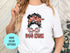Messy Bun Hair Dog Mom Shirt | Dog Mom Shirt | Dog Mom Gift | Dog Mama Shirt | Dog Shirt For | Funny Dog Shirt | Kinda Busy Being a Dog Mom