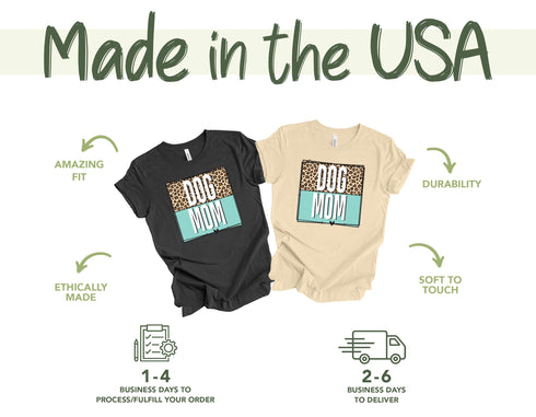 Dog Mom Shirt | Leopard Dog Mom Shirt | Fur Mom Shirt | Dog Mom Gift | Dog Mom T-shirts | Dog Owner Present | Dog Lover Gift | Gift For Dog