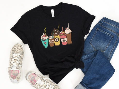 Dog Mom T-Shirt, Coffee And Dog Mom Shirt, Mother's Day Gift, Gift For Dog Lover, Dog Mom Shirt, Coffee Lover Tee, Fur Mama Shirt, Gift For
