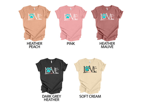 Dog Love Shirt for Dog Lover, Cute Dog Love T-Shirt for Wife, Dog Gift for Dog Lovers!