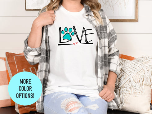 Dog Love Shirt for Dog Lover, Cute Dog Love T-Shirt for Wife, Dog Gift for Dog Lovers!
