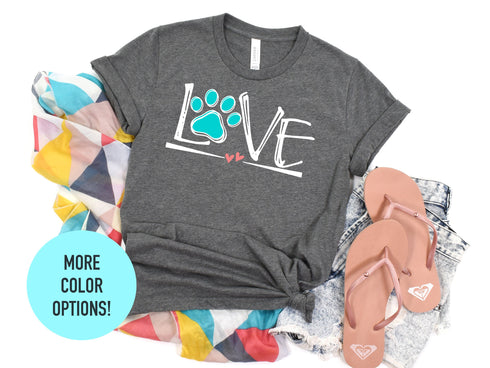 Dog Love Shirt for Dog Lover, Cute Dog Love T-Shirt for Wife, Dog Gift for Dog Lovers!