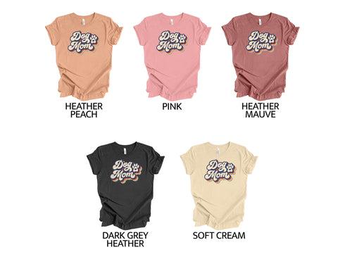 Dog Mom Paw T-Shirt, Cute Dog T-Shirt for Wife, Dog Gift for Dog Lovers, Dog T-Shirt!