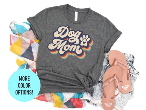 Dog Mom Paw T-Shirt, Cute Dog T-Shirt for Wife, Dog Gift for Dog Lovers, Dog T-Shirt!