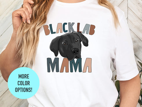 Black Labrador Mama Shirt, Perfect Pet Mom Gift for Labrador Retriever Lovers, Labrador Owner Shirt,Labrador Tee,Labrador Dog Lover Shirt