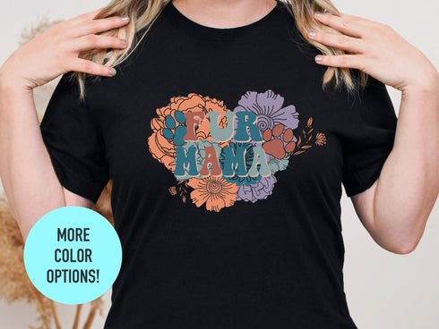 New Fur Mama Shirt, Dog Owner Gift T-shirt, Dog Mom Tee, Dog Mom Shirts, Mothers Day Gift For Dog Lover, Dog Lover T-shirt, Canine Mom Shirt