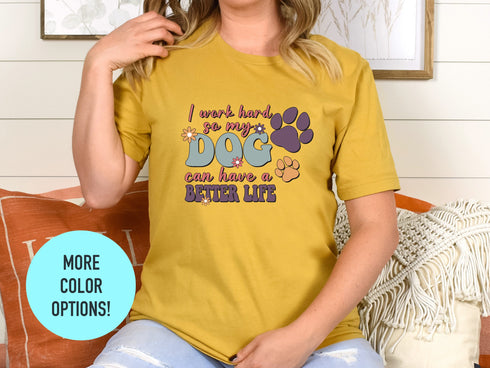 Dog Mom T-shirt Gift, Dog Owner Gift, Dog Mom Tee, Dog Mom Shirts, Gift For Dog Lover, Dog Lover T-shirt, Canine Mom Shirt, Fur Mama tee