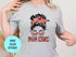 Messy Bun Hair Dog Mom Shirt | Dog Mom Shirt | Dog Mom Gift | Dog Mama Shirt | Dog Shirt For | Funny Dog Shirt | Kinda Busy Being a Dog Mom