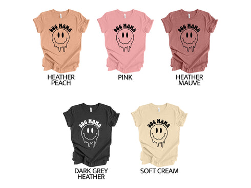 Dog Mama Smily Face Shirt, Dog Mom Shirt, Dog Mom Gifts, Mothers Day Shirt, Gifts For Moms, New Puppy Gift, Dog Lover Gift, Fur Mama Tshirt
