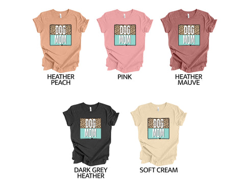 Dog Mom Shirt | Leopard Dog Mom Shirt | Fur Mom Shirt | Dog Mom Gift | Dog Mom T-shirts | Dog Owner Present | Dog Lover Gift | Gift For Dog