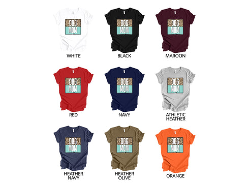 Dog Mom Shirt | Leopard Dog Mom Shirt | Fur Mom Shirt | Dog Mom Gift | Dog Mom T-shirts | Dog Owner Present | Dog Lover Gift | Gift For Dog