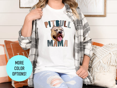 Pitbull Shirt, Dog Mom Shirt, Pitbull, Dog Dad Gift, Dog Mom Gifts, Mothers Day Shirt,Gifts For Moms,New Puppy Gift,Dog Lover Gift,Bully