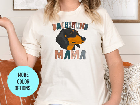 Dachshund Mama Shirt, Gift for Dachshund Lovers, New Dog Owner Shirt, Dachshund Lover Tee, Dog Lover Shirt, Fur Mama, Dachshund