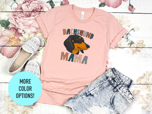 Dachshund Mama Shirt, Gift for Dachshund Lovers, New Dog Owner Shirt, Dachshund Lover Tee, Dog Lover Shirt, Fur Mama, Dachshund