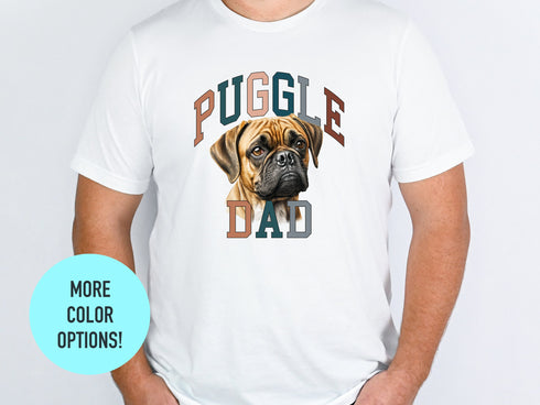 Puggle Dog Dad Shirt for Fathers Day Gift for Men, Puggle Dog Dad Tshirt for Men, Dog Dad Gift for Birthday Gift for Dad, Gift for Dog Lover