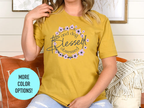 ObsessedDog Mom Unisex Tshirt, Dog Mom, Dog Mom Gifts, Mothers Day Shirt, Gifts For Moms, New Puppy Gift,Dog Lover Gift, Dog Shirt for Women