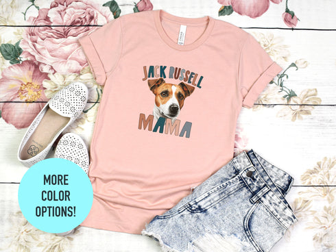 Jack Rusell Dog Mama Unisex Shirt, Gift for Jack Rusell Lovers, New Dog Owner Shirt, Jack Rusell Lover Tee, Dog Lover Shirt, Fur Mama