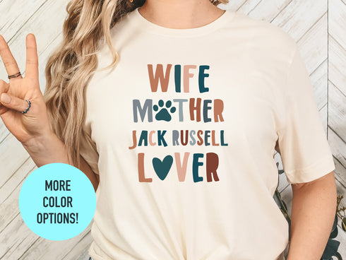 Jack Russell Terrier Shirt, Jack Russell Tee Tshirt, Hipster Dog Tshirt, Nerd Dog Mama Gift, Dog Mom Shirt Gifts, Dog Lover Gift for Dog Mom